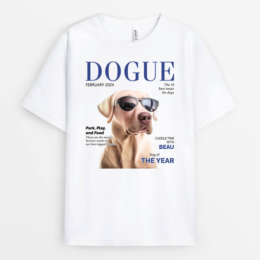3326AUK1 personalised dogue t shirt personalised gifts for dog owners