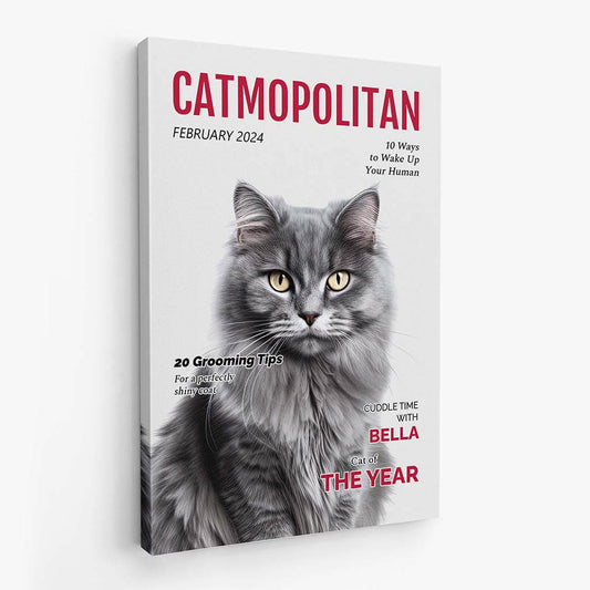 3326CUK2 personalised catmopolitan canvas custom gifts for cat lovers