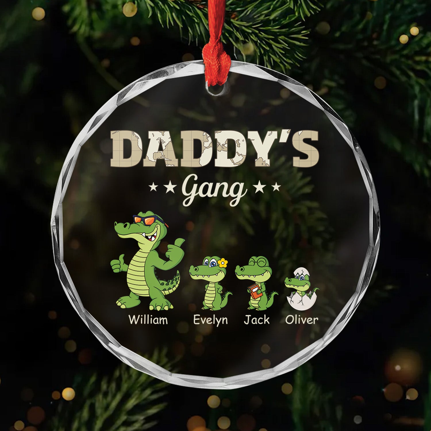 3345OUS1 custom christmas gifts for dad crocodile daddys gang glass ornament 3345O3M8B_cf7bd1ff f6ca 44f8 8691 46a5f14c3dd9