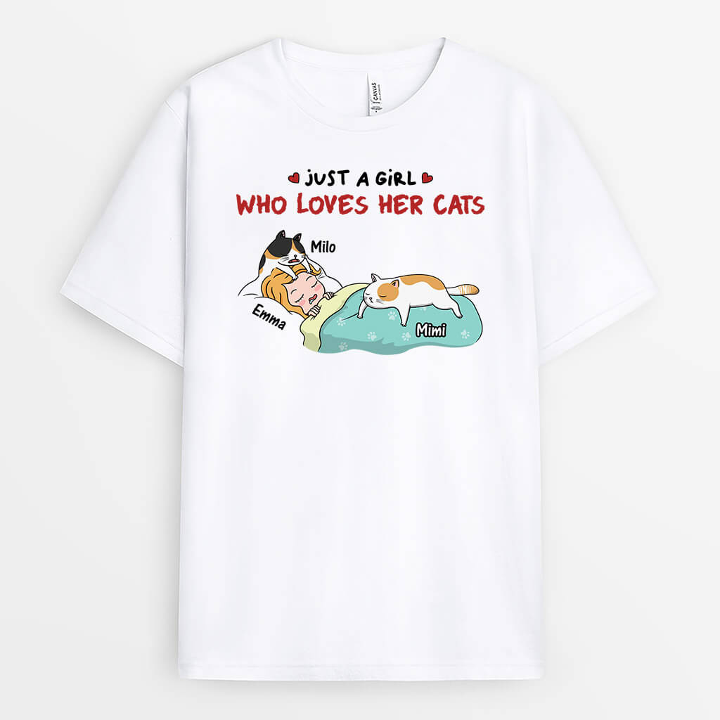 3367AUK1 just a girl boy who loves cats t shirt personalised gifts for cat owners_9bc77ebe 17c5 4458 8c98 d10635836663