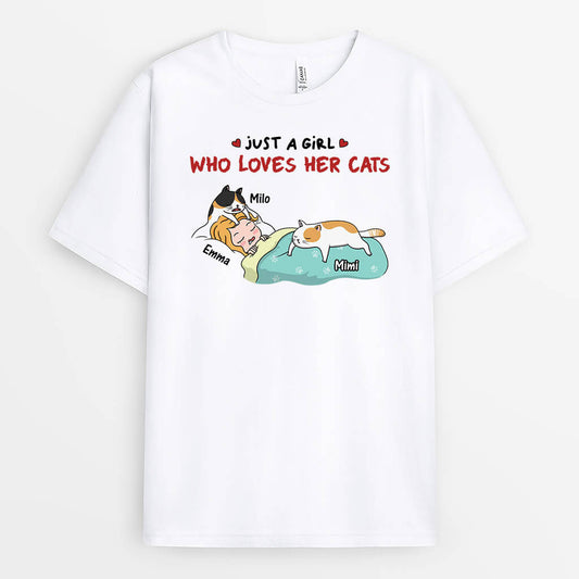 3367AUK1 just a girl boy who loves cats t shirt personalised gifts for cat owners_9bc77ebe 17c5 4458 8c98 d10635836663