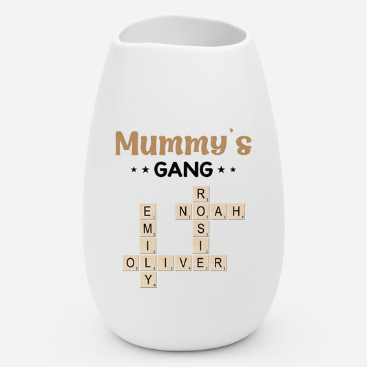 3402AUK1 personalised mummygrannys grang crossword matte ceramic vase_ 3402ao8q5a