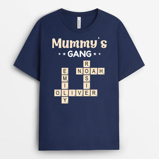 3402AUK2 grandads gang crossword t shirt personalised gifts for grandad