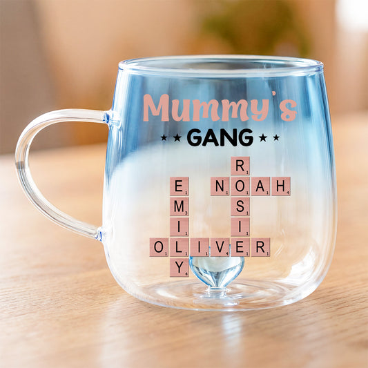3402AUK2 personalised crossword gradient glass mug for family members 3402am8q5a