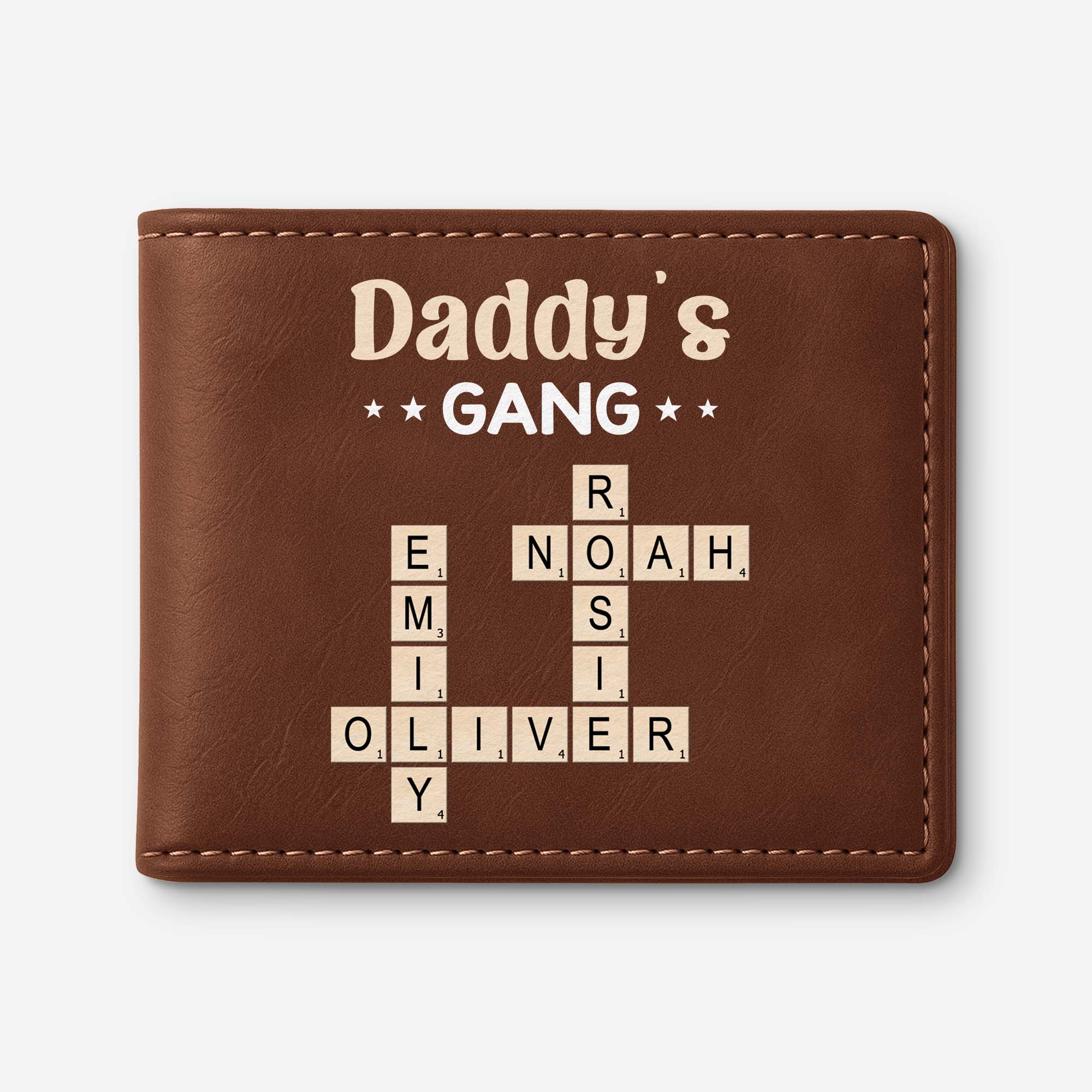 3402JUS1 personalized leather wallet fathers day gift for dad 3402J5M5B