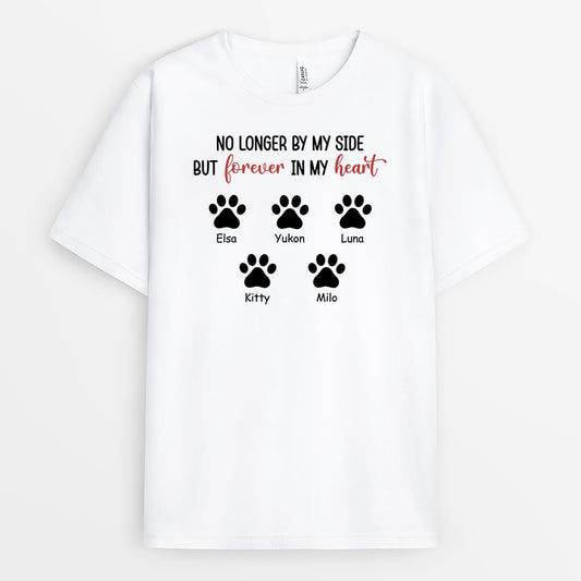 3421UK1 no longer by my side t shirt personalised gifts for pet lovers