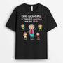 3423AUK1 our mama is the most awesome t shirt  personalised gifts for grandma