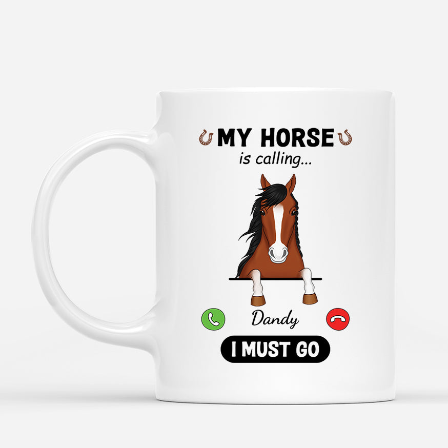 3427MUK1 my horse is calling mug personalised gifts for pet lovers_38f6fe28 e31e 4713 9fe1 190e9b4cd4a7