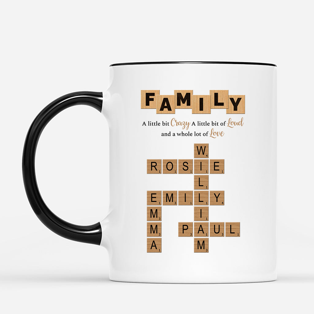 3446MUK2 family crossword mug personalized gifts for family 3446MKZ5I
