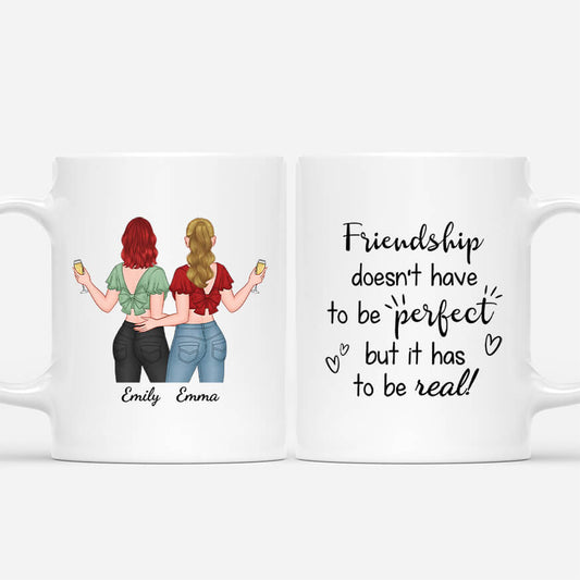 3470MUK1 friendship doesnt have to be perfect mug personalised gifts for female