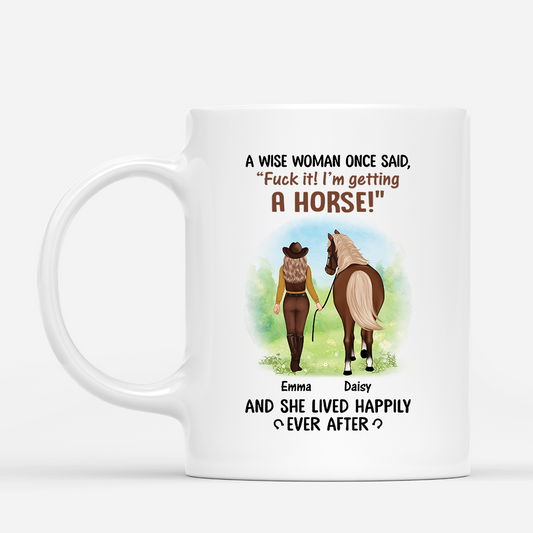 3480MUK1 personalized gifts for horse lovers a wise woman once said mug_ 3480M5Z7U