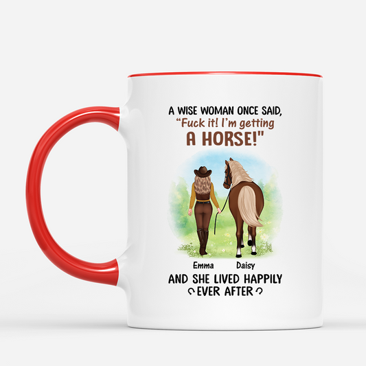 3480MUK2 personalized gifts for horse lovers a wise woman once said mug_ 3480M5Z7U