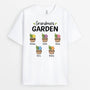 3491AUK1 cute grandmas garden t shirt  personalised gifts for grandma