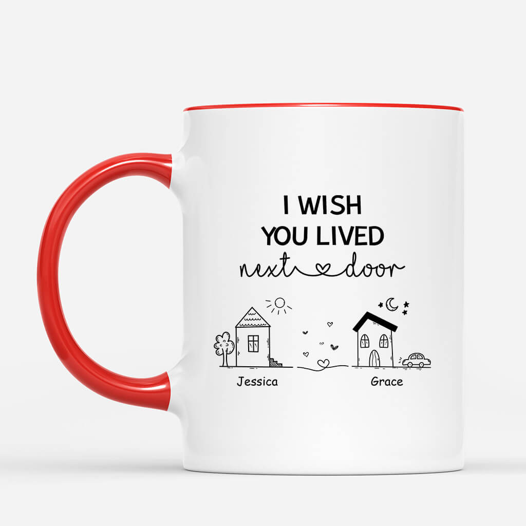 3535MUK2 i wish you live next room mug personalised gifts for friends