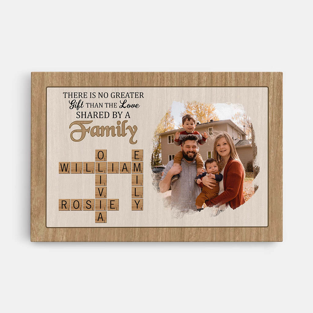 3540CUK1 there is no greater gift than family photo canvas personalised family gifts