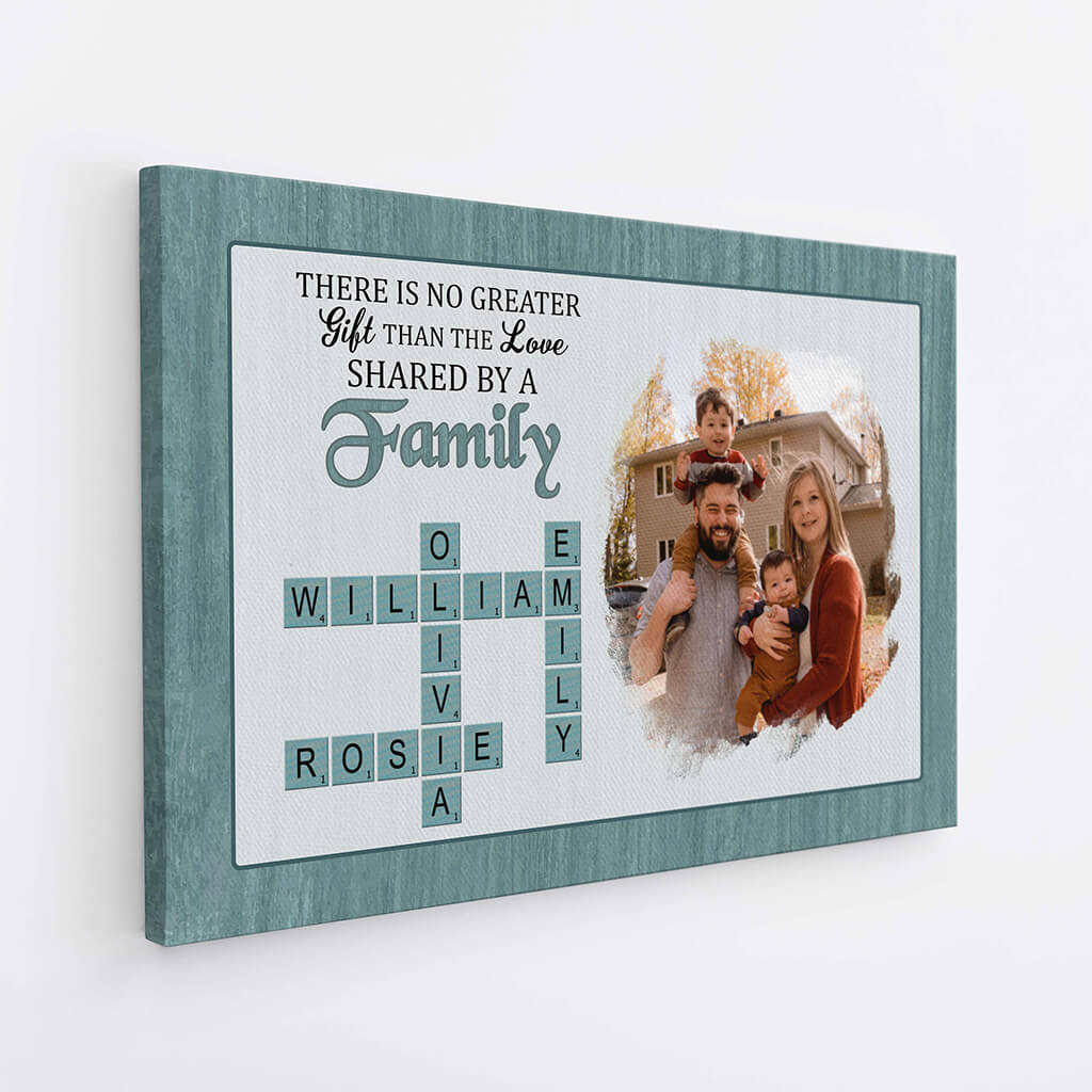 3540CUK2 there is no greater gift than family photo canvas personalised family gifts