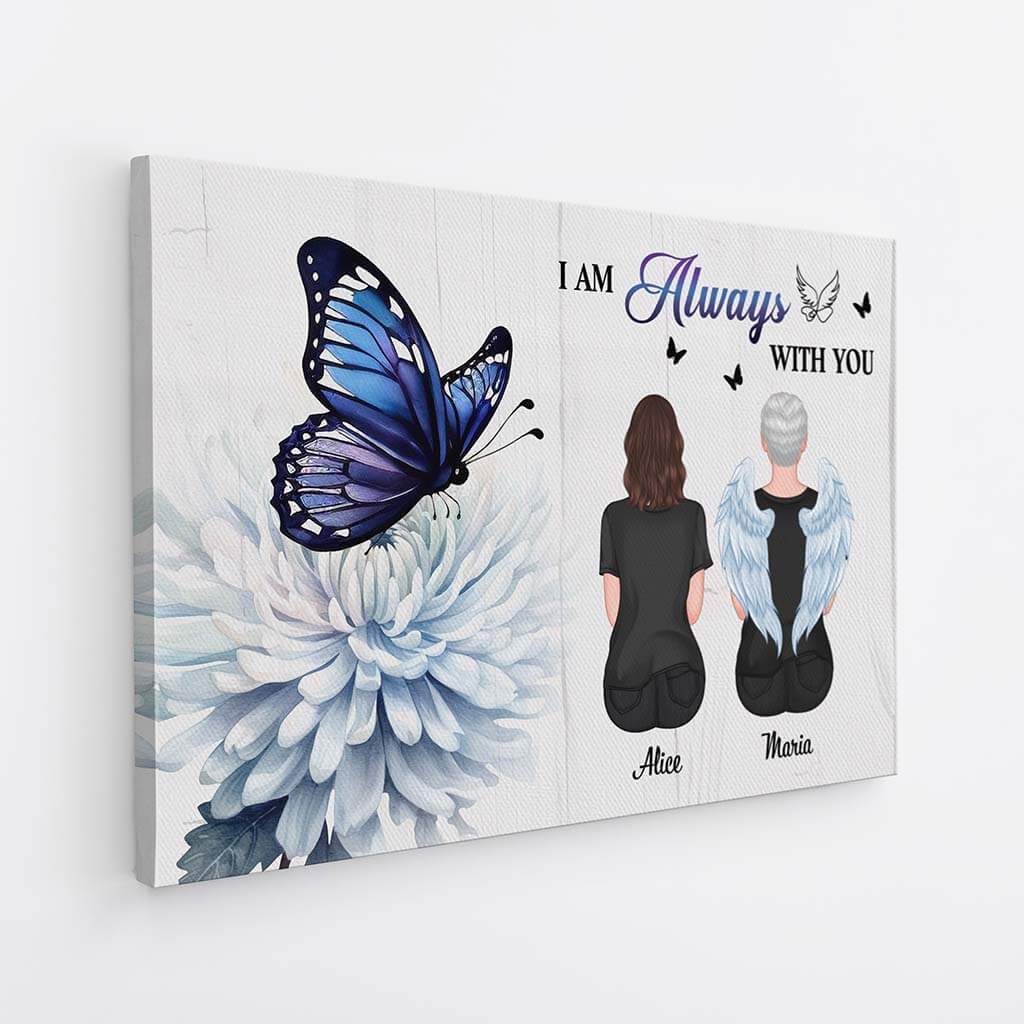 3555CUK2 i am always with you canvas personalised memorial gifts