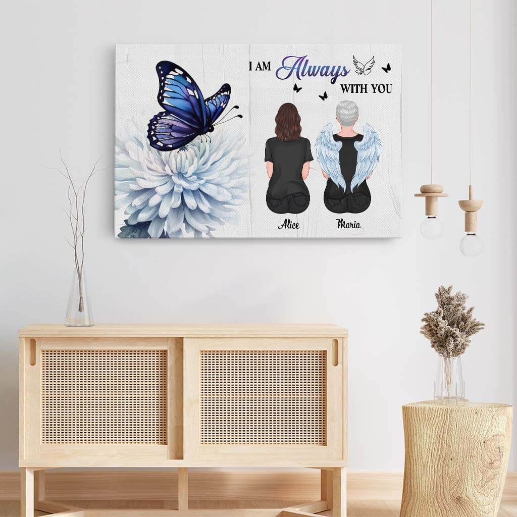 3555CUK3 i am always with you canvas personalised memorial gifts