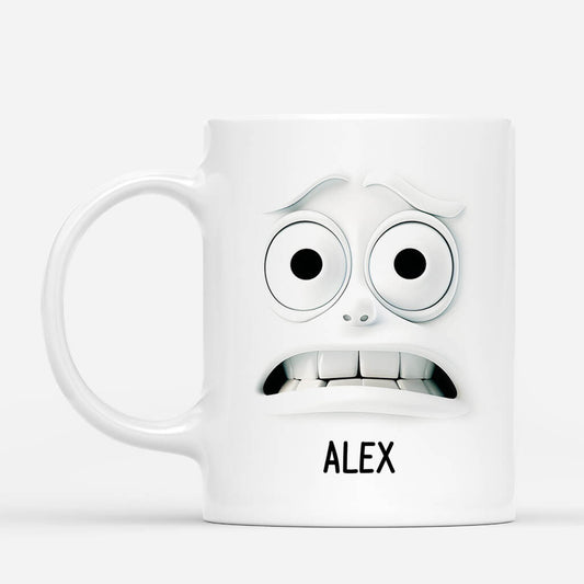 3612MUK2 emotion 3d mug personalised funny gifts