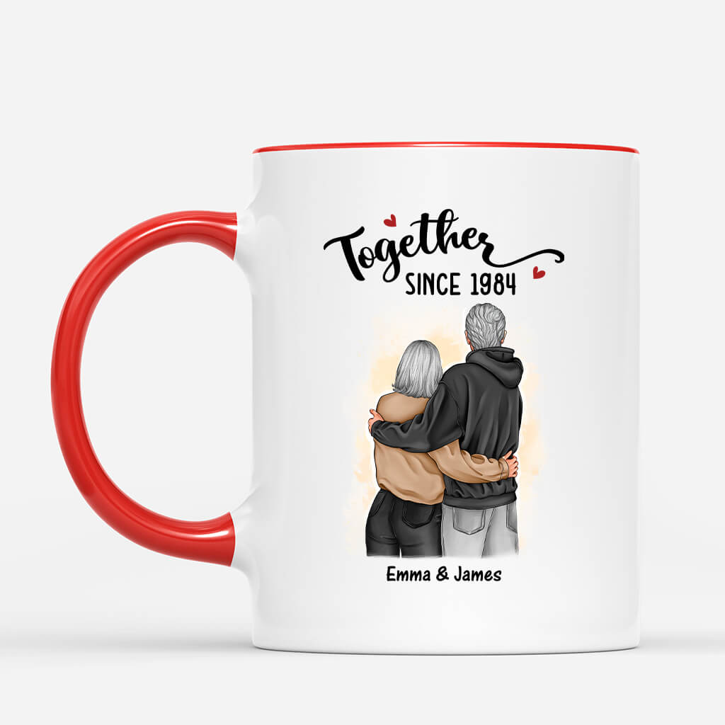 3653MUK2 together since couple mug personalised anniversary gifts for couple