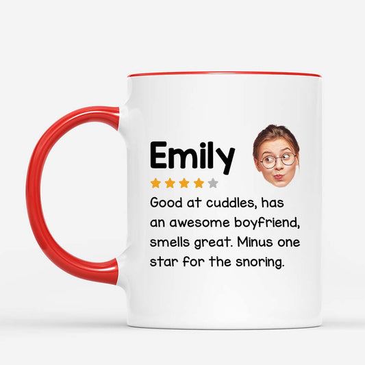 3655MUK2 funny review star rating mug for couple personalised couple gifts