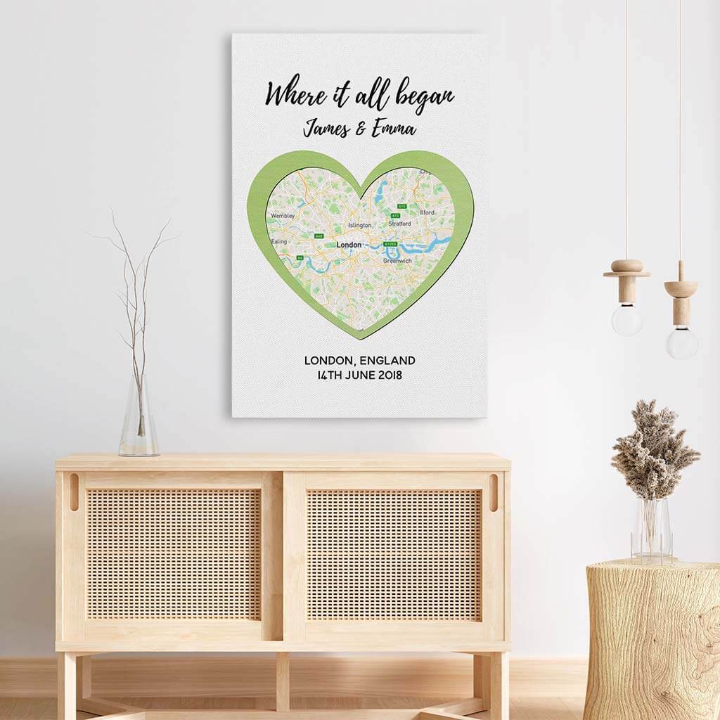 3681CUK3 where it all began map canvas customised presents for couple