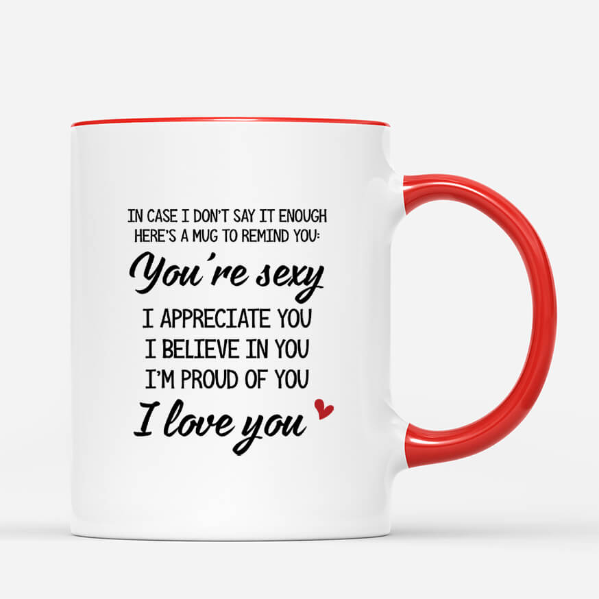 3727MUK3 i appreciate you i believe in you im proud of you i love you personalised mug for couples