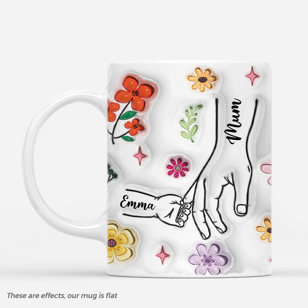 3755MUK1 personalised holding mums hand 3D inflated effect mug 3755M5I5A_548a5624 ec49 4a35 bc6d 161d325ee418