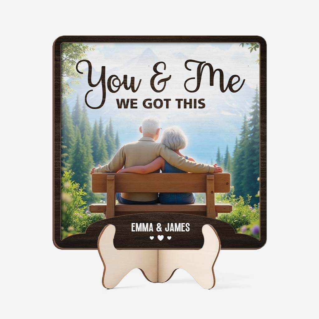 3781QUS1 youme we got this wooden plaque  customized couple gifts 3781Q5E5G