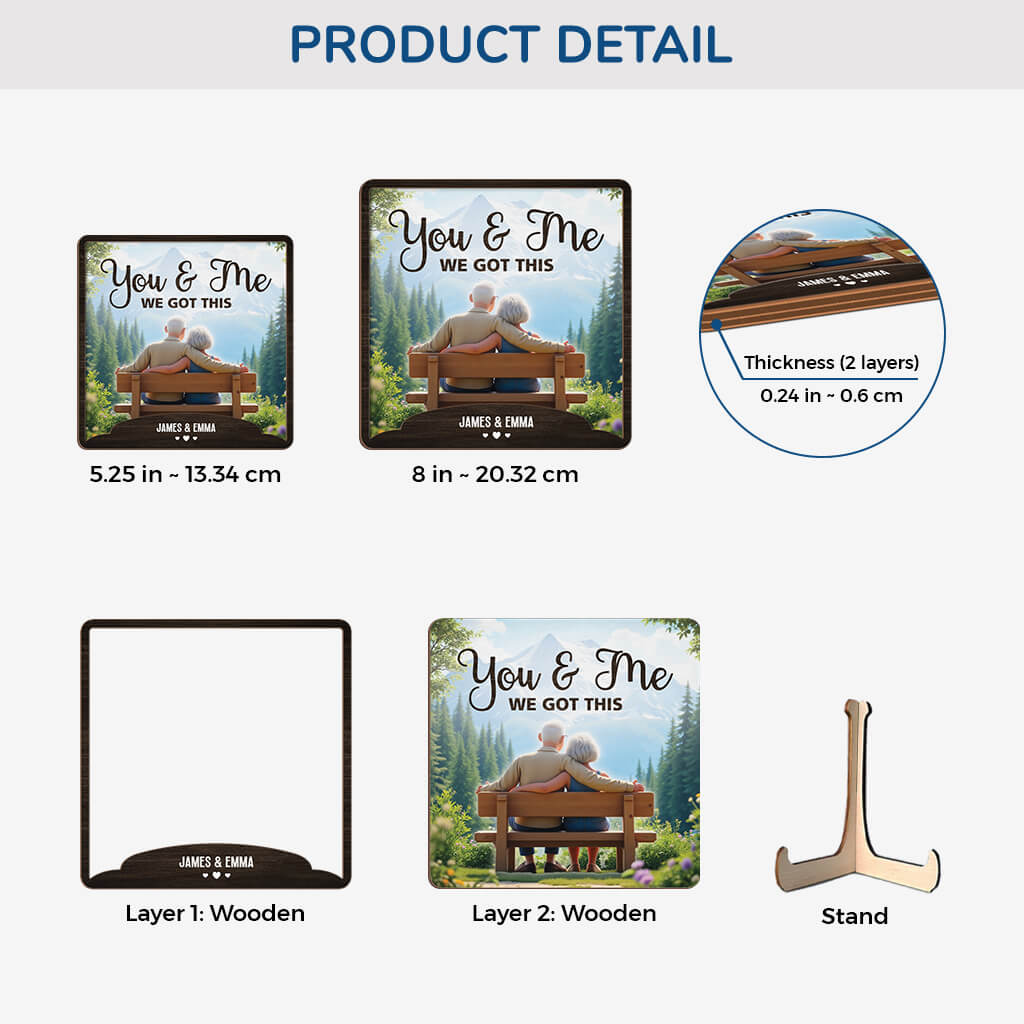 3781QUS3 youme we got this wooden plaque  customized couple gifts 3781Q5E5G