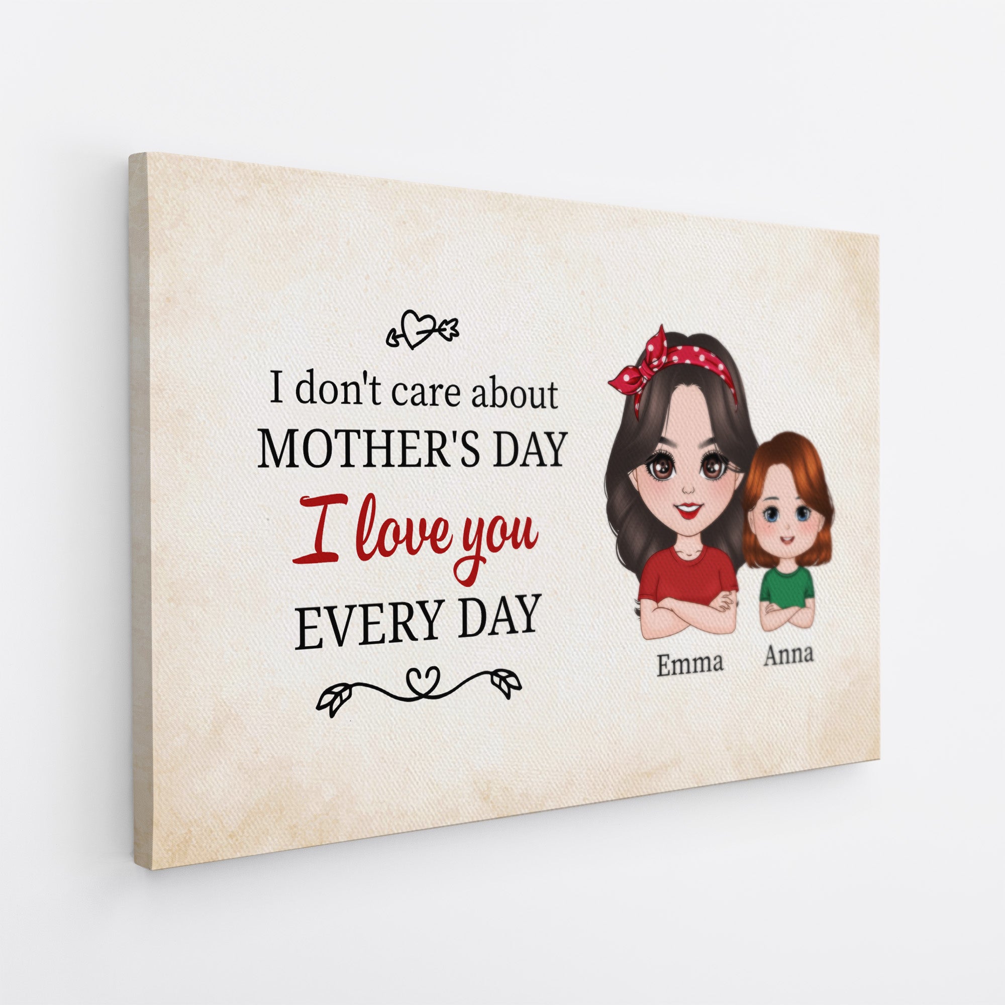 3799CUK2 personalised i dont care about grandmothers day i love you every day canvas 3799C_6ed3a985 6da9 4101 86b2 8a6381ab4b0a