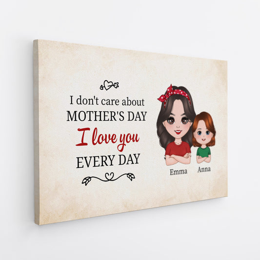 3799CUK2 personalised i dont care about grandmothers day i love you every day canvas 3799C_6ed3a985 6da9 4101 86b2 8a6381ab4b0a