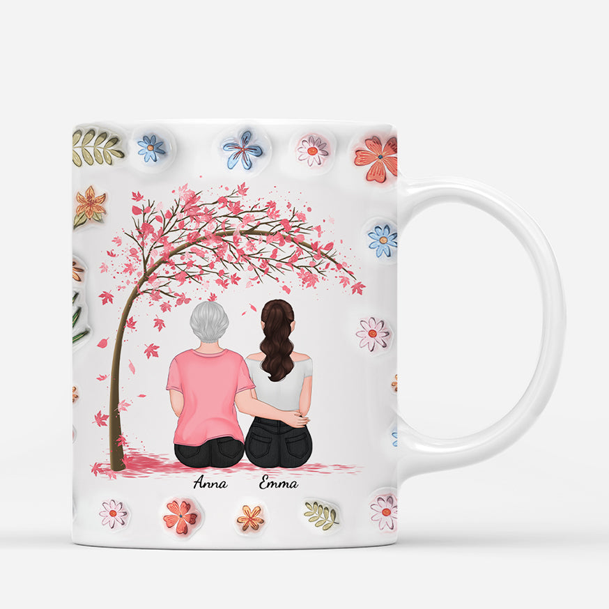 3862MUS3 personalized grandma gifts custom 3d printing effect grandma mug 3862MTL7A