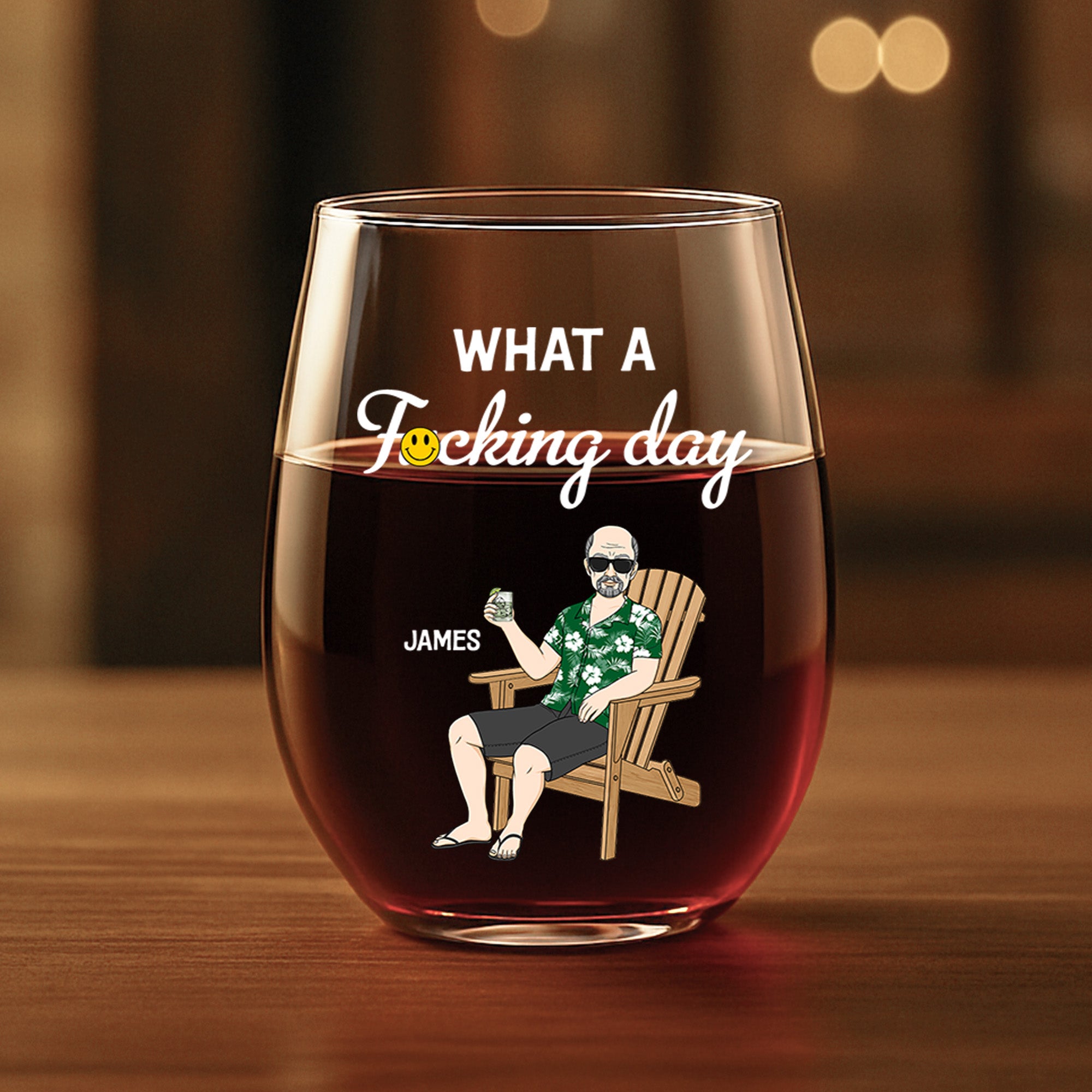 3865IUS1 personalized wine glasses funny retirement gifts for men 3865IKL8B
