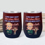 3874TUK2 Personalised A Woman Cannot Survive On Wine Alone She Also Needs A Dog Wine Tumbler 3874T