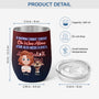 3874TUK3 Personalised A Woman Cannot Survive On Wine Alone She Also Needs A Dog Wine Tumbler 3874T