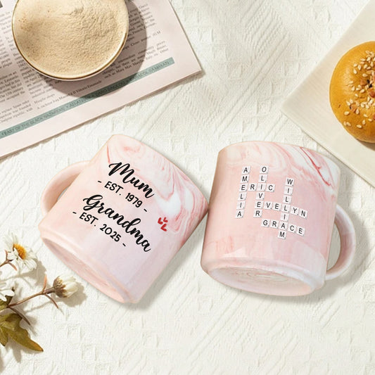 3876MUK2 personalized marble mug_ mothers day gifts for mom grandma 3876M3L5A