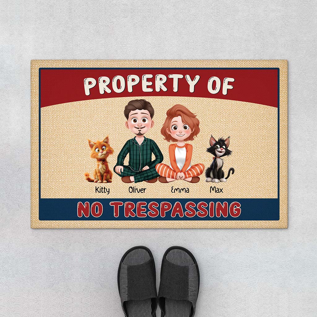 3886DUS1 personalized cat lovers gifts funny cat doormat_ 3886D6M0I_34dcf107 9a41 474d aad6 acf5a9033939