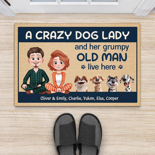 3887DUS2 personalized gifts for dog parents funny dog doormats 3887D6M0I