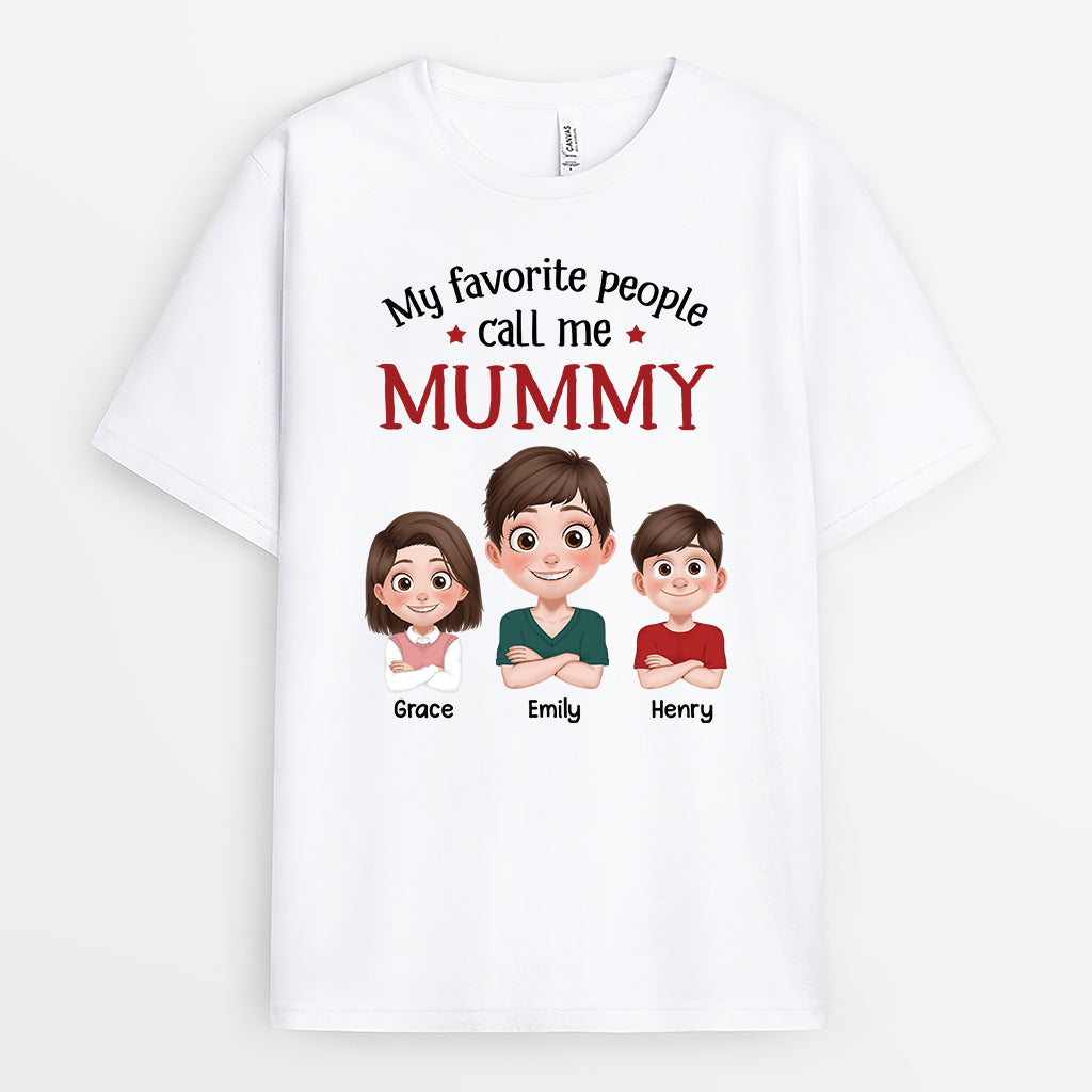 3890MUK1 personalized mom gifts my favorite people call me mom shirt 3890M6L0A