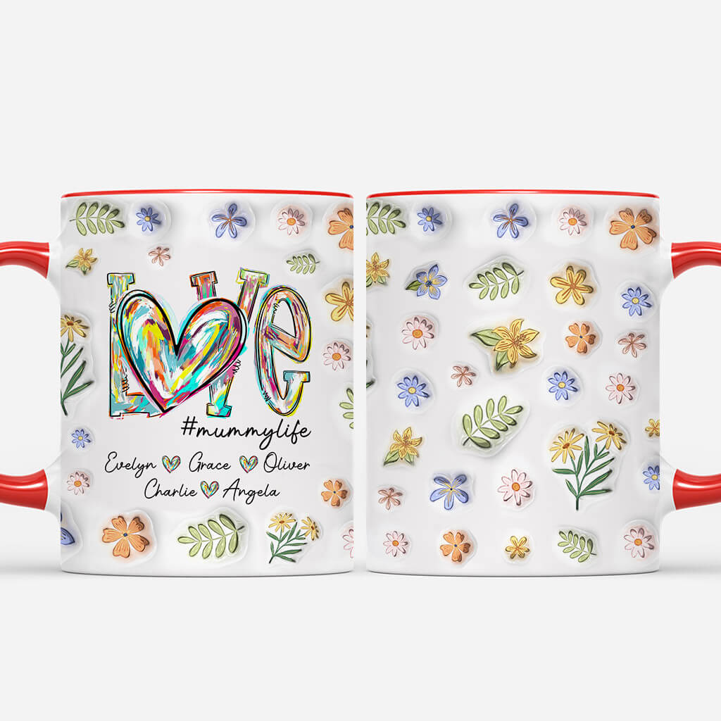 3899MUS2 personalized gifts for a grandmother_ grandma 3d printing effect mug 3899MT45C