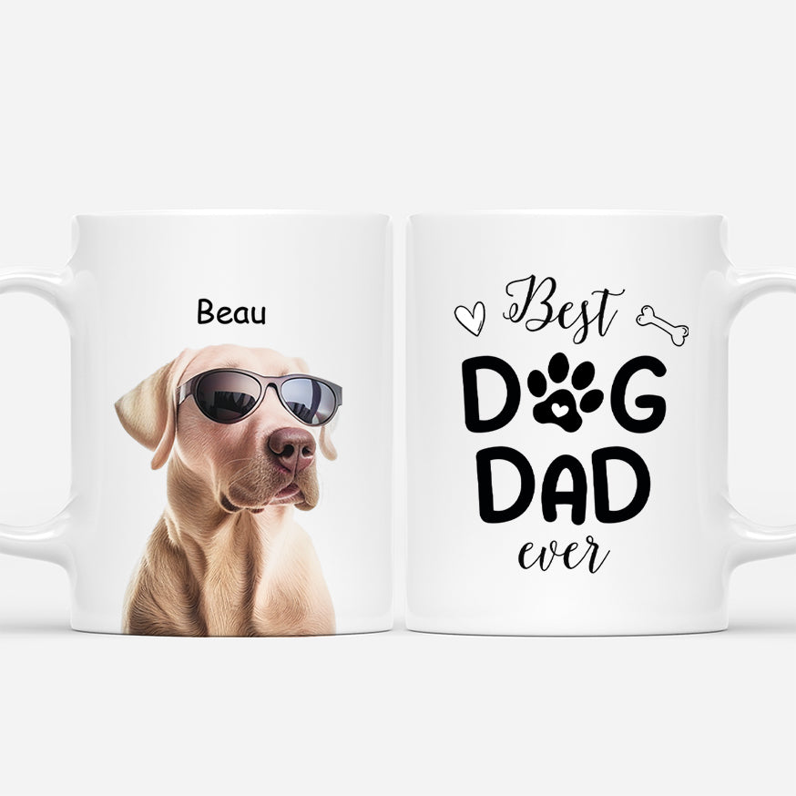 3907MUK1 personalised best dog mum ever mug for dog owners 3907M