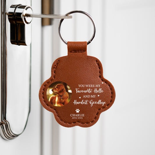 3909AUK2 personalised pet fur memorial keyring with photo for loss of dogcat 3909ajtp5c