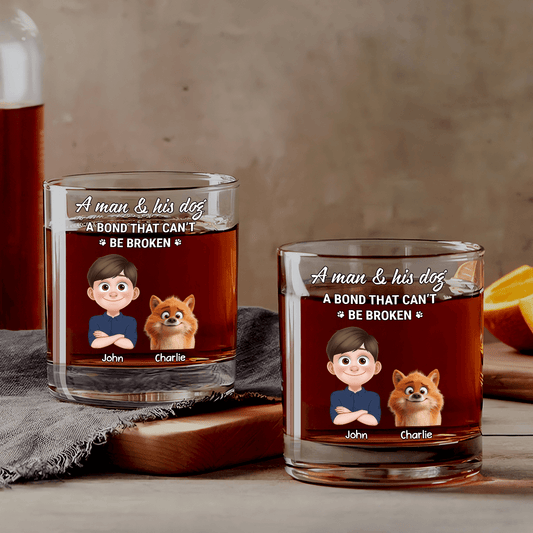 3917IUS1 personalized gifts for dog moms custom whiskey glass 3917I9N0C