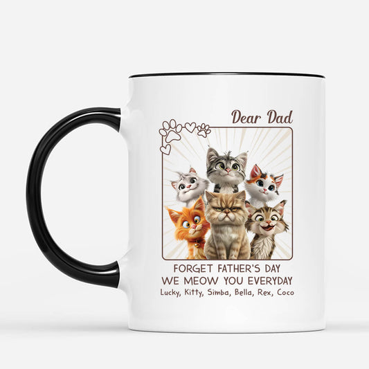 3922MUK2 Personalised Forget Mothers Day We Meow You Every Day Cat Mug 3922M8H5D