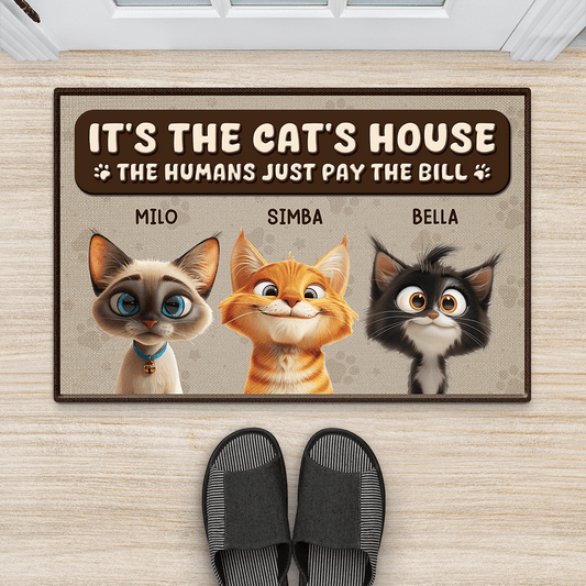 3940DUS2 custom cat doormat funny cat owner gifts 3940D9N5D