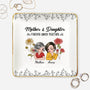 39512UK1 personalised mother and daughter forever linked together flower jewellery dish 395123K8A