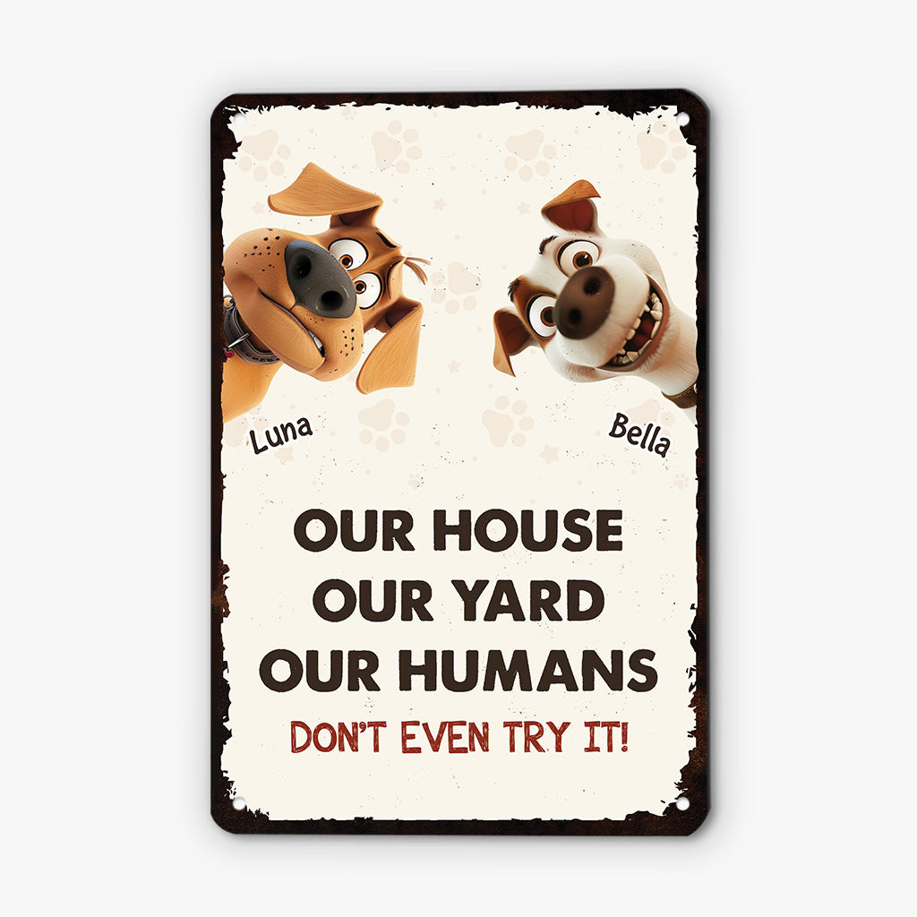 3960EUS1 custom dog metal signs_ funny gifts for dog lovers 3960E8L5C_f890520f de20 46db a121 bcab0fc5bf35