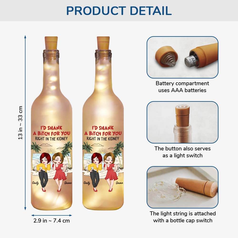 3965LUS2 personalized bottle light funny gifts for female friends_ 3965L5L8F