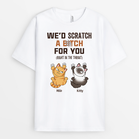 3967AUS1 funny custom cat shirt personalized cat gifts for humans 3967AKN3D